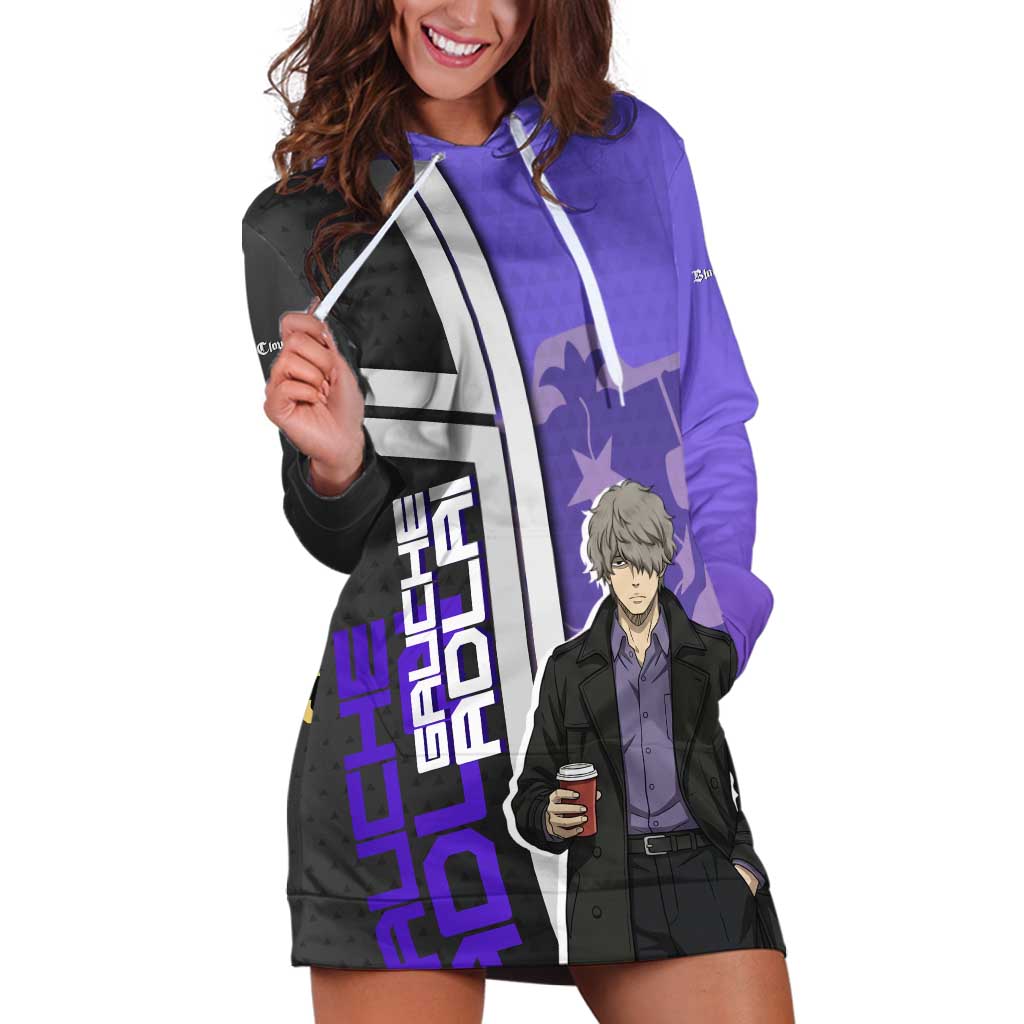 Black Clover Gauche Adlai Hoodie Dress Anime Illustration Style