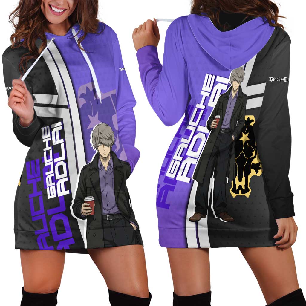 Black Clover Gauche Adlai Hoodie Dress Anime Illustration Style