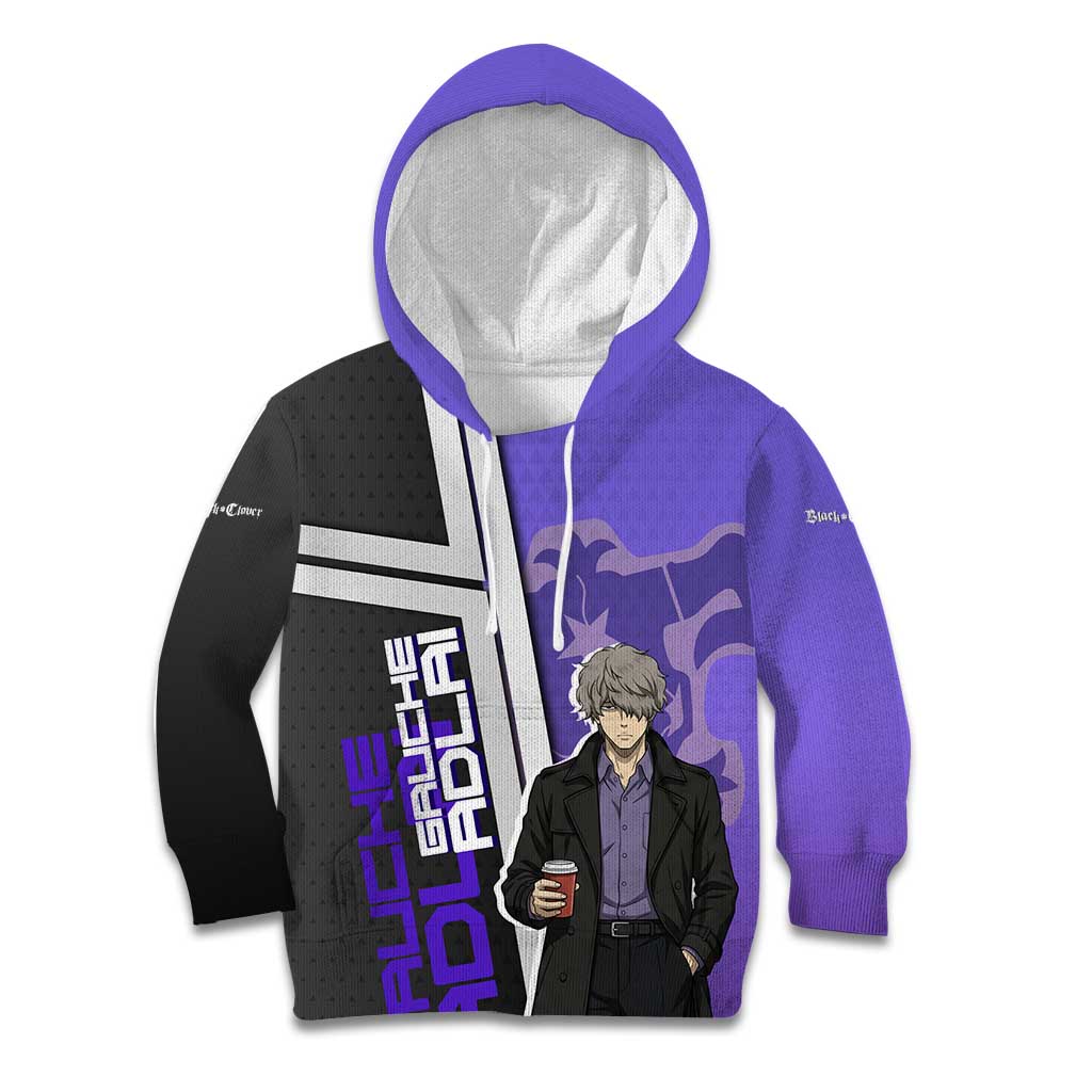 Black Clover Gauche Adlai Kid Hoodie Anime Illustration Style