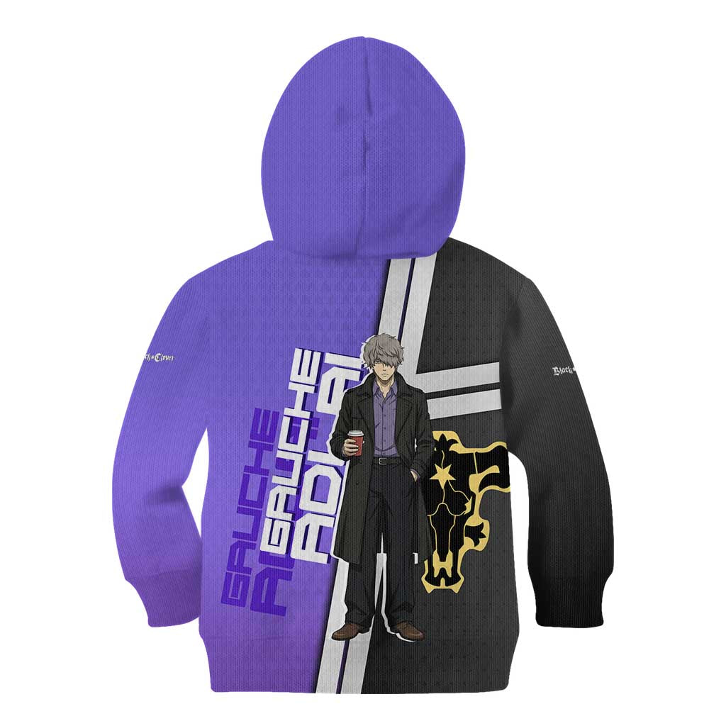 Black Clover Gauche Adlai Kid Hoodie Anime Illustration Style