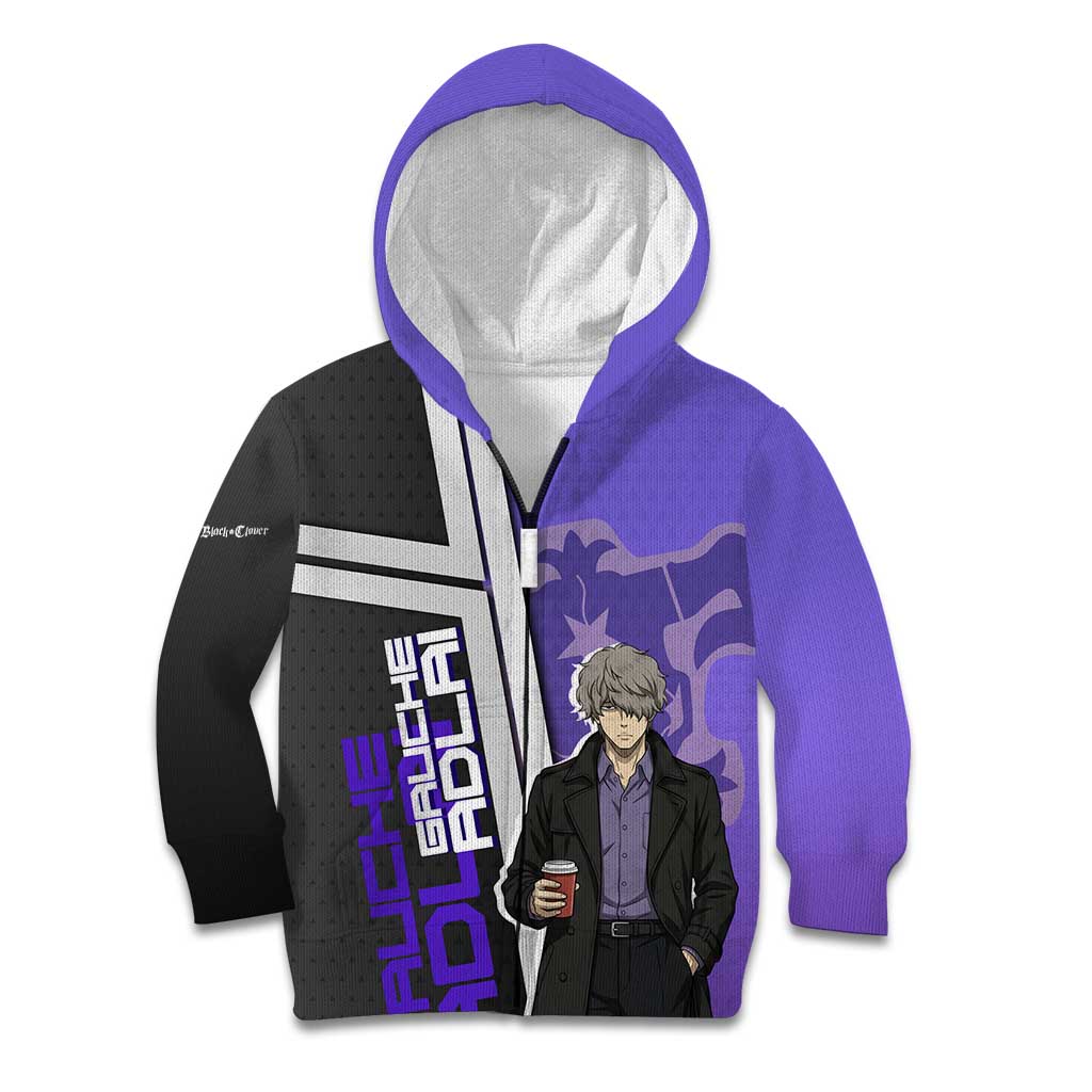 Black Clover Gauche Adlai Kid Hoodie Anime Illustration Style