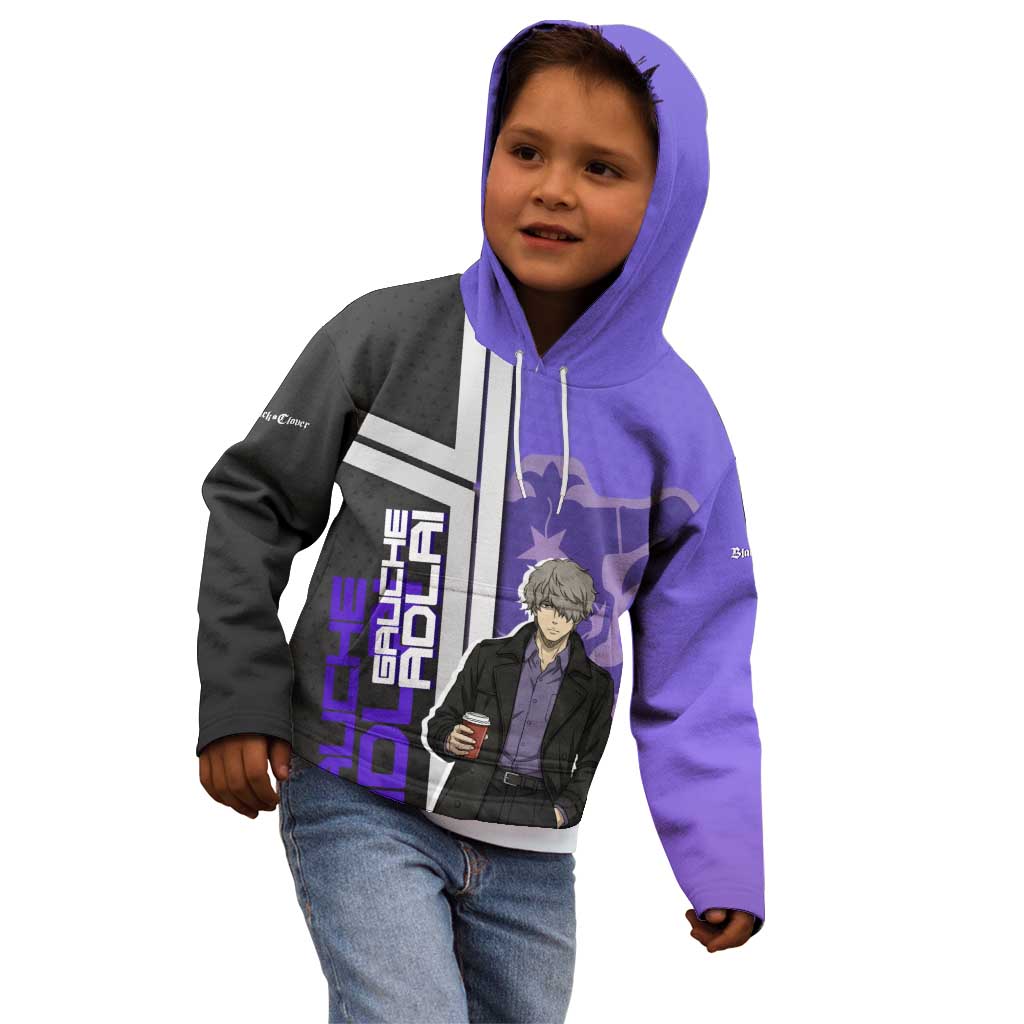 Black Clover Gauche Adlai Kid Hoodie Anime Illustration Style