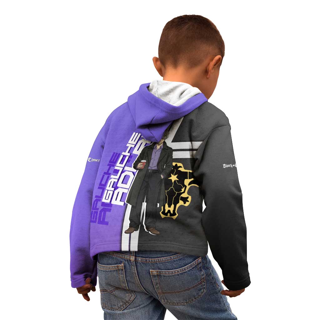 Black Clover Gauche Adlai Kid Hoodie Anime Illustration Style