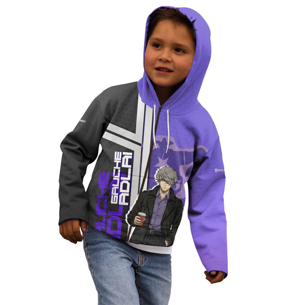 Black Clover Gauche Adlai Kid Hoodie Anime Illustration Style
