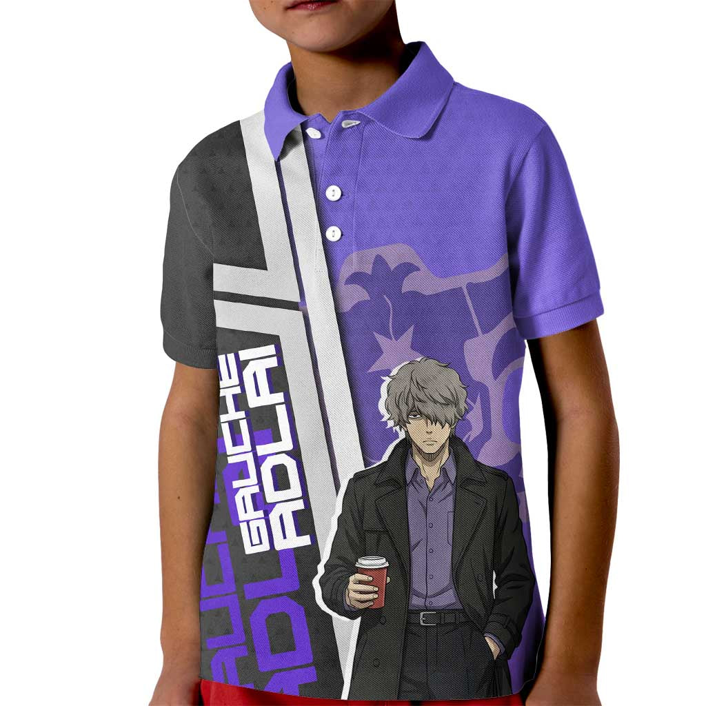 Black Clover Gauche Adlai Kid Polo Shirt Anime Illustration Style