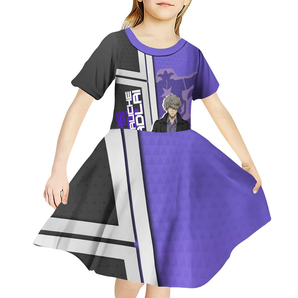 Black Clover Gauche Adlai Kid Short Sleeve Dress Anime Illustration Style