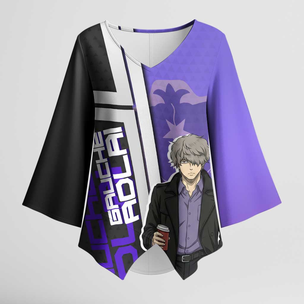 Black Clover Gauche Adlai Kimono Sleeve Blouse Anime Illustration Style