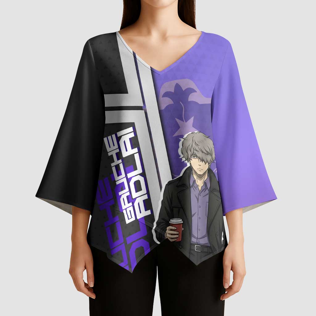 Black Clover Gauche Adlai Kimono Sleeve Blouse Anime Illustration Style