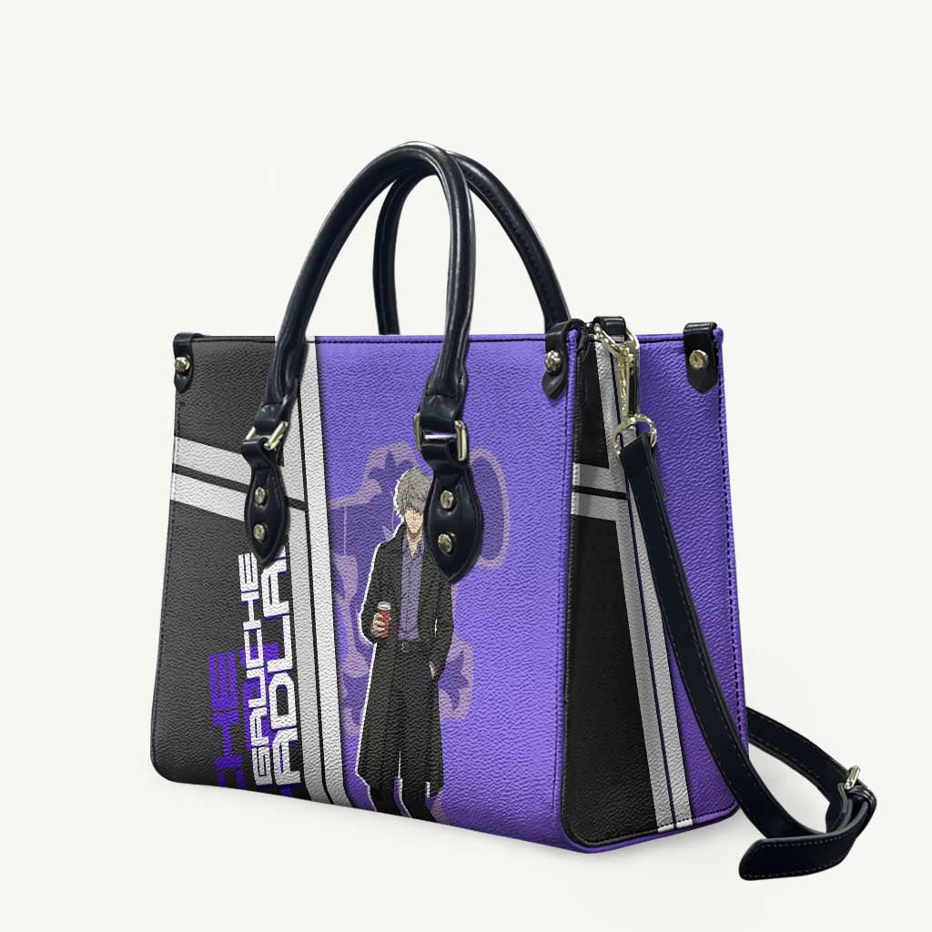 Black Clover Gauche Adlai Leather Bag Anime Illustration Style