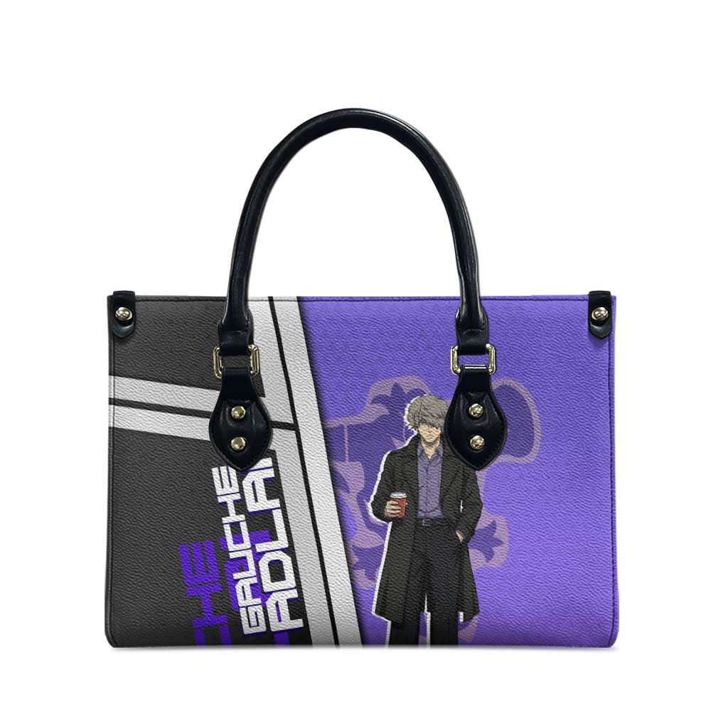 Black Clover Gauche Adlai Leather Bag Anime Illustration Style