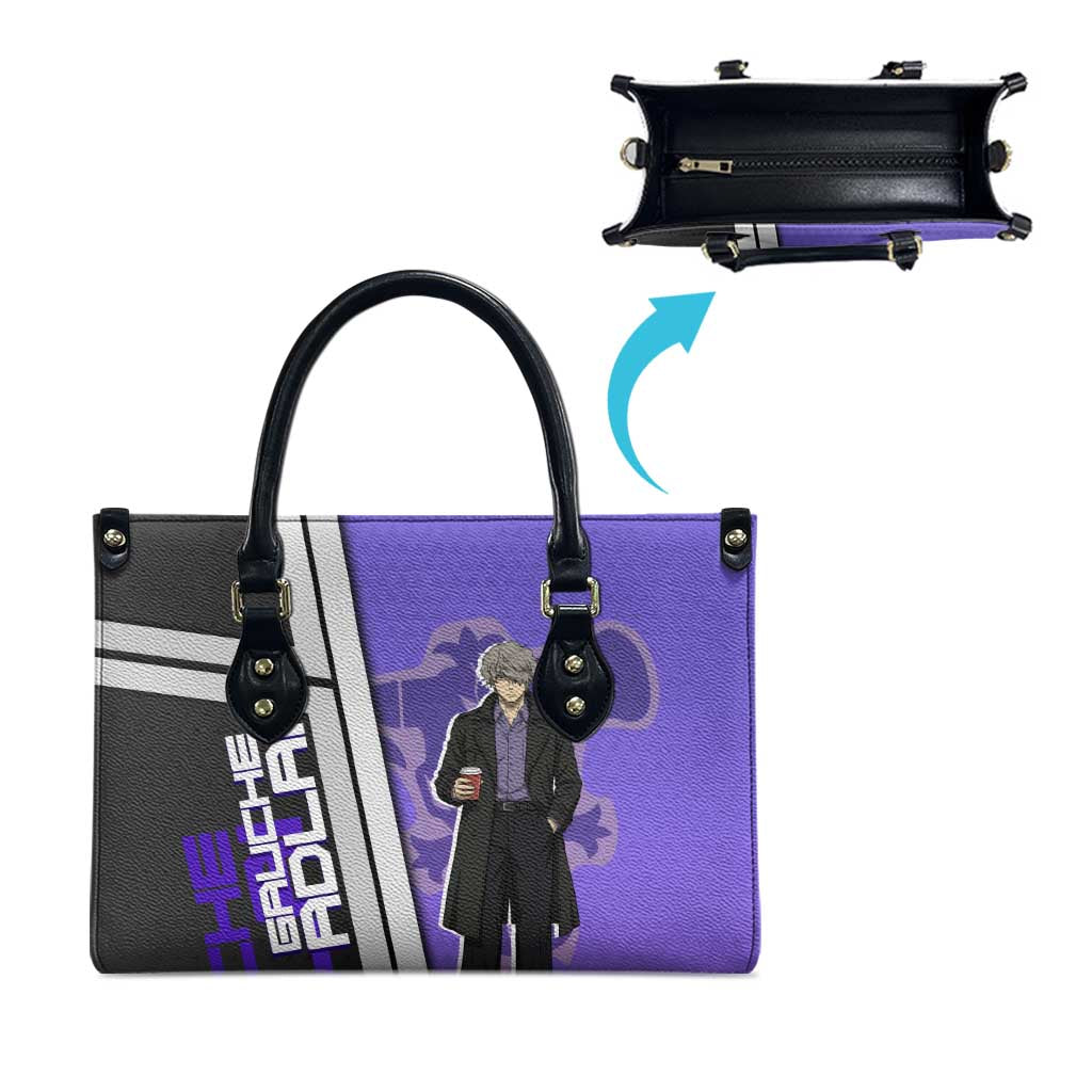 Black Clover Gauche Adlai Leather Bag Anime Illustration Style