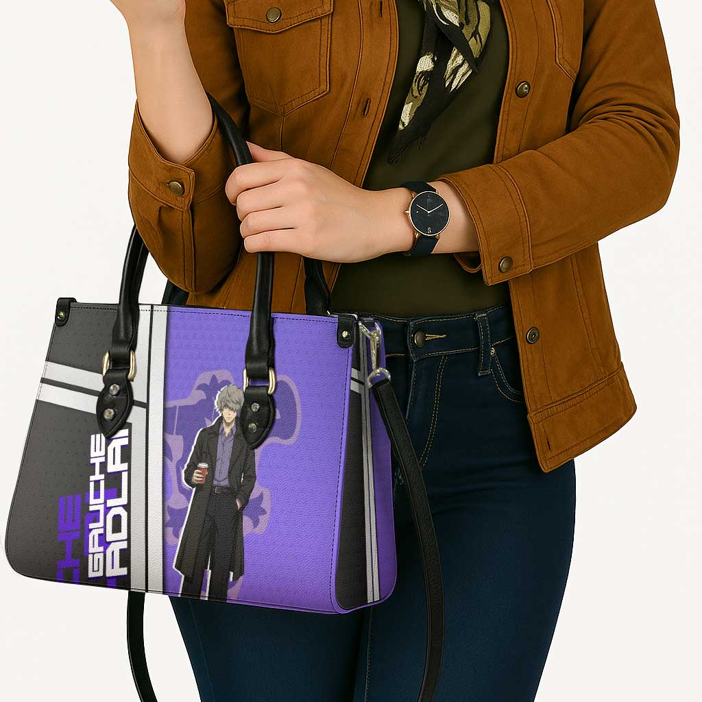 Black Clover Gauche Adlai Leather Bag Anime Illustration Style