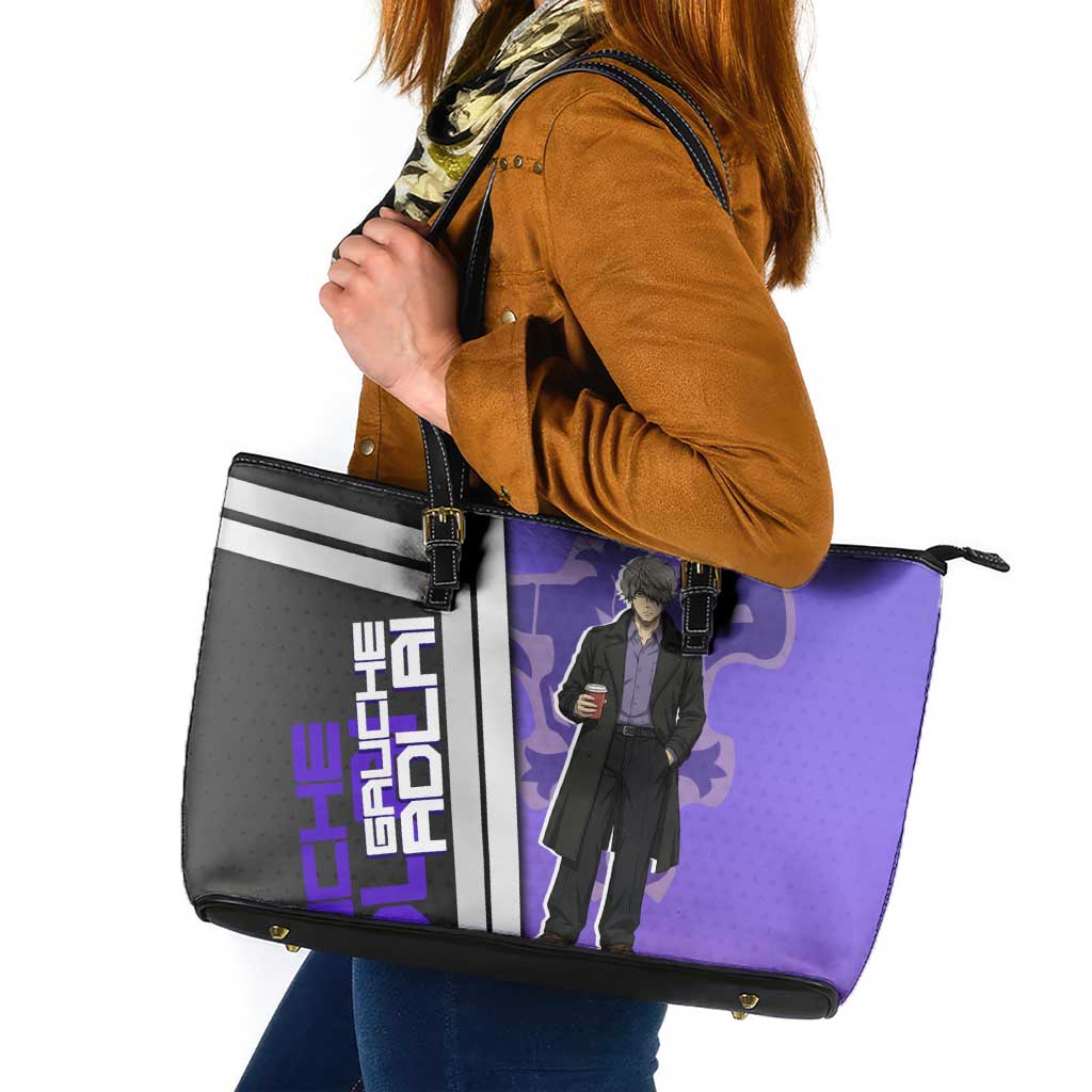 Black Clover Gauche Adlai Leather Tote Bag Anime Illustration Style
