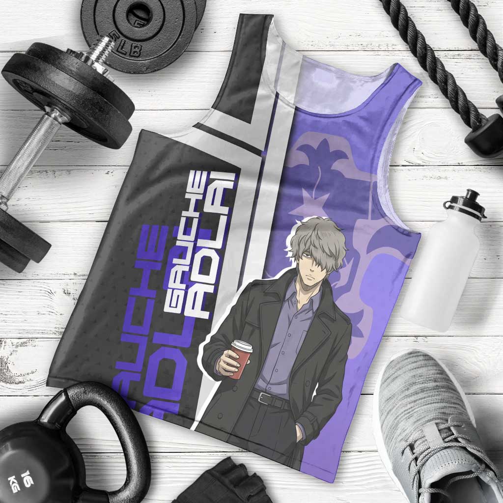 Black Clover Gauche Adlai Men Tank Top Anime Illustration Style