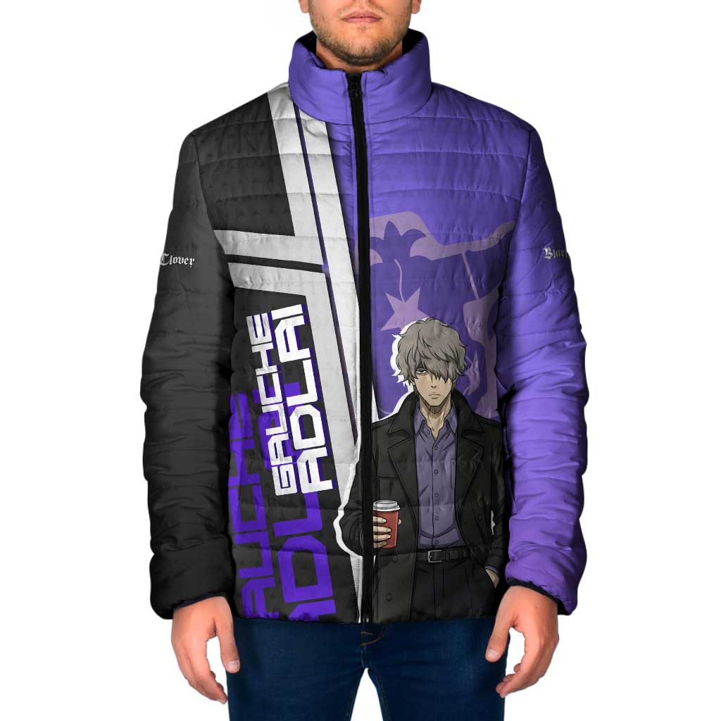 Black Clover Gauche Adlai Padded Jacket Anime Illustration Style