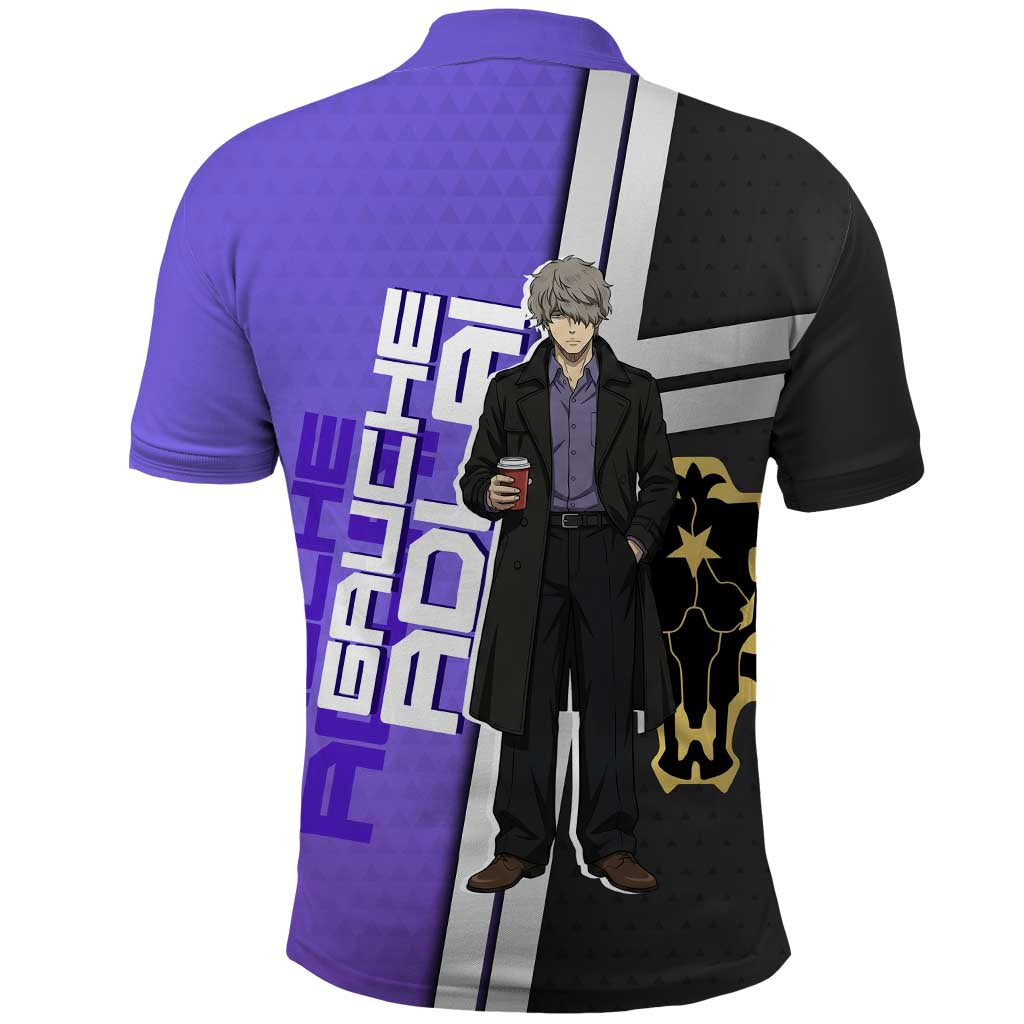 Black Clover Gauche Adlai Polo Shirt Anime Illustration Style