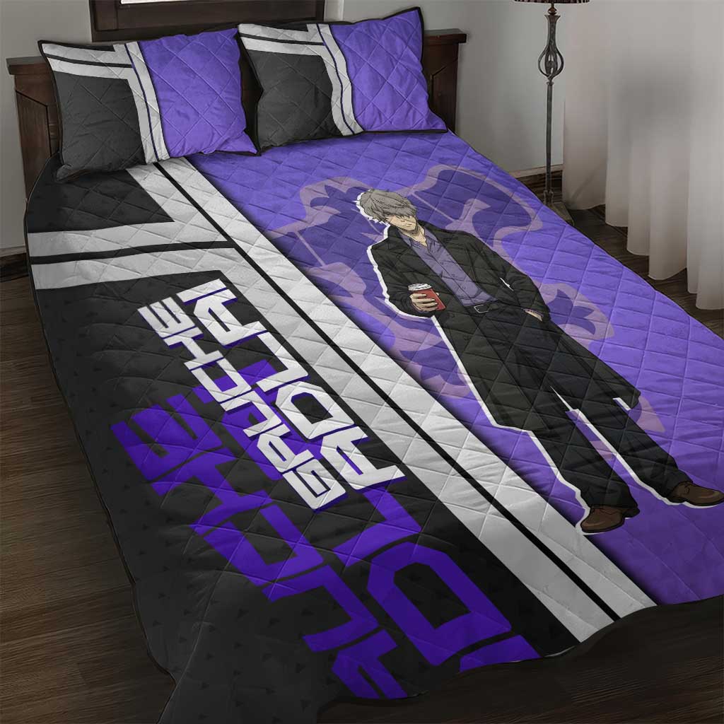 Black Clover Gauche Adlai Quilt Bed Set Anime Illustration Style