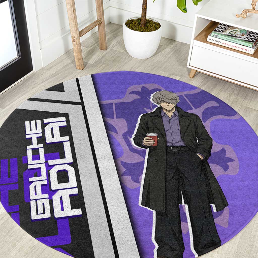 Black Clover Gauche Adlai Round Carpet Anime Illustration Style
