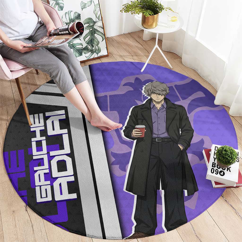 Black Clover Gauche Adlai Round Carpet Anime Illustration Style