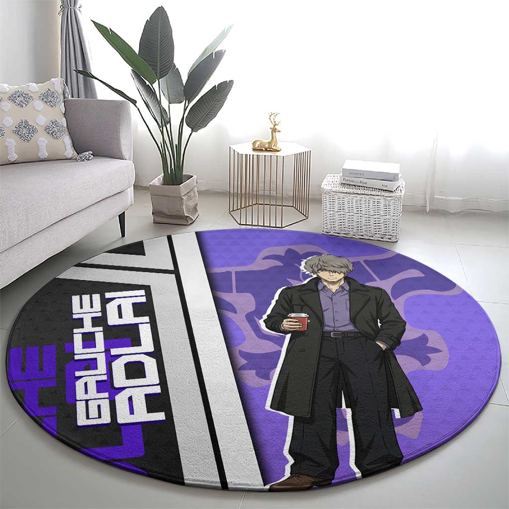 Black Clover Gauche Adlai Round Carpet Anime Illustration Style