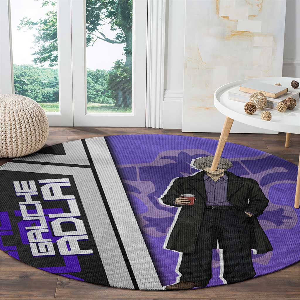 Black Clover Gauche Adlai Round Carpet Anime Illustration Style