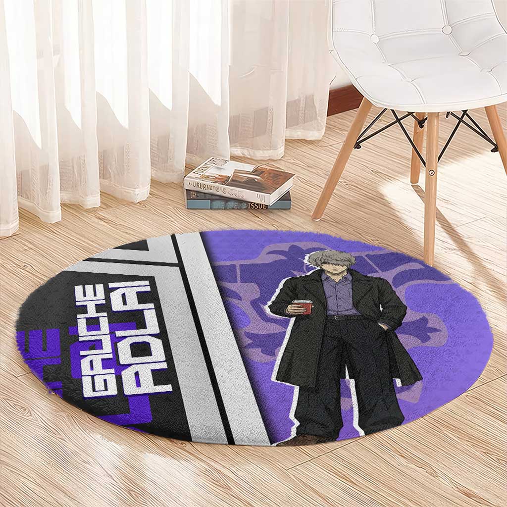 Black Clover Gauche Adlai Round Carpet Anime Illustration Style