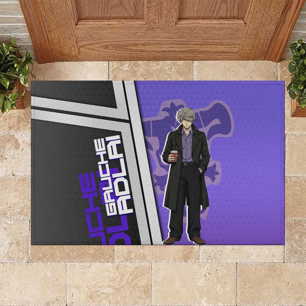 Black Clover Gauche Adlai Rubber Doormat Anime Illustration Style