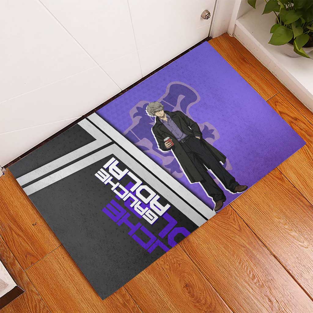 Black Clover Gauche Adlai Rubber Doormat Anime Illustration Style