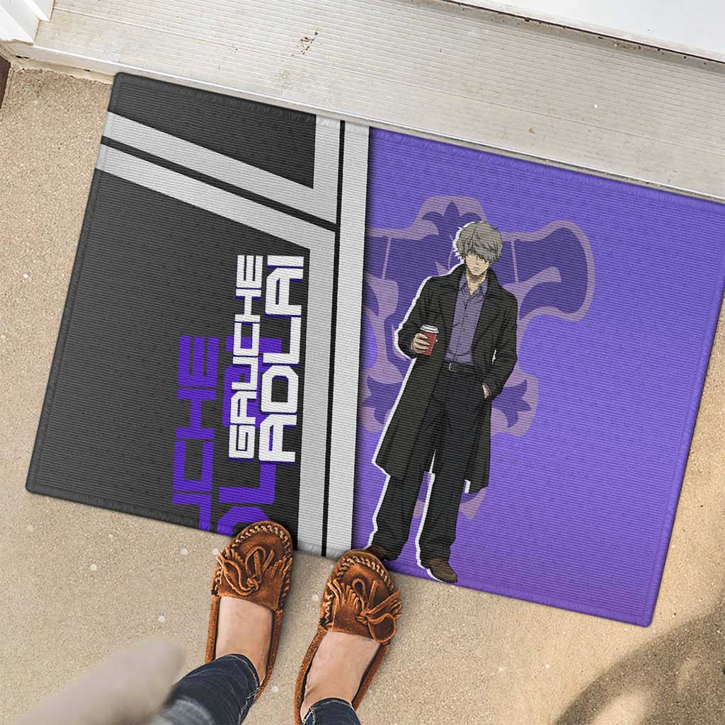 Black Clover Gauche Adlai Rubber Doormat Anime Illustration Style