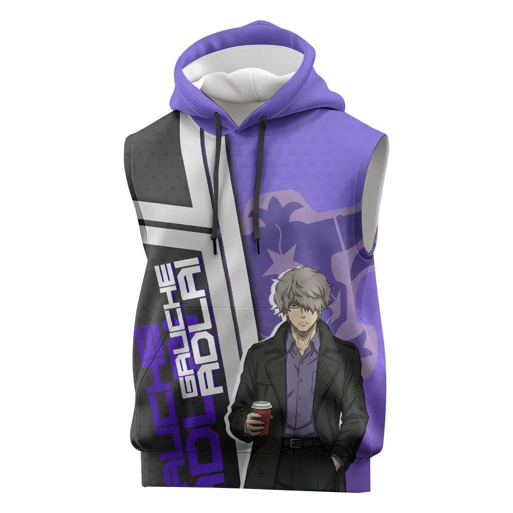Black Clover Gauche Adlai Sleeveless Hoodie Anime Illustration Style