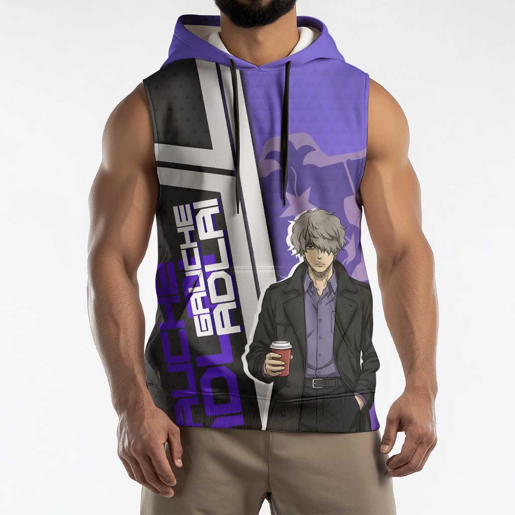 Black Clover Gauche Adlai Sleeveless Hoodie Anime Illustration Style
