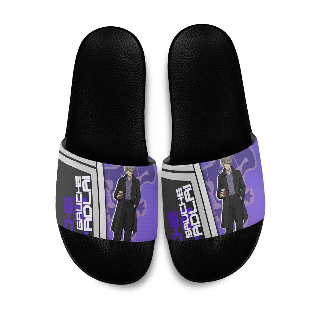Black Clover Gauche Adlai Slide Sandals Anime Illustration Style