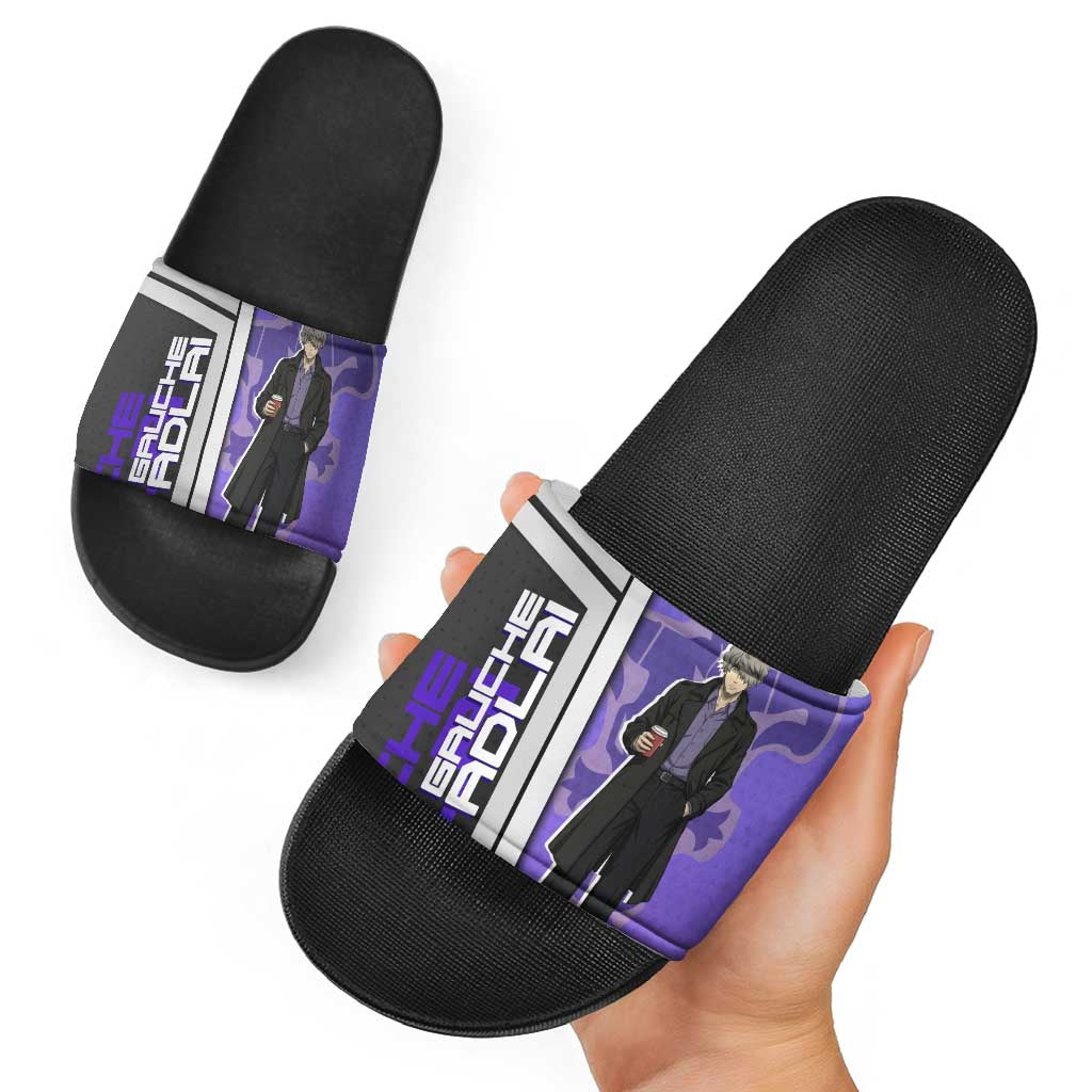 Black Clover Gauche Adlai Slide Sandals Anime Illustration Style