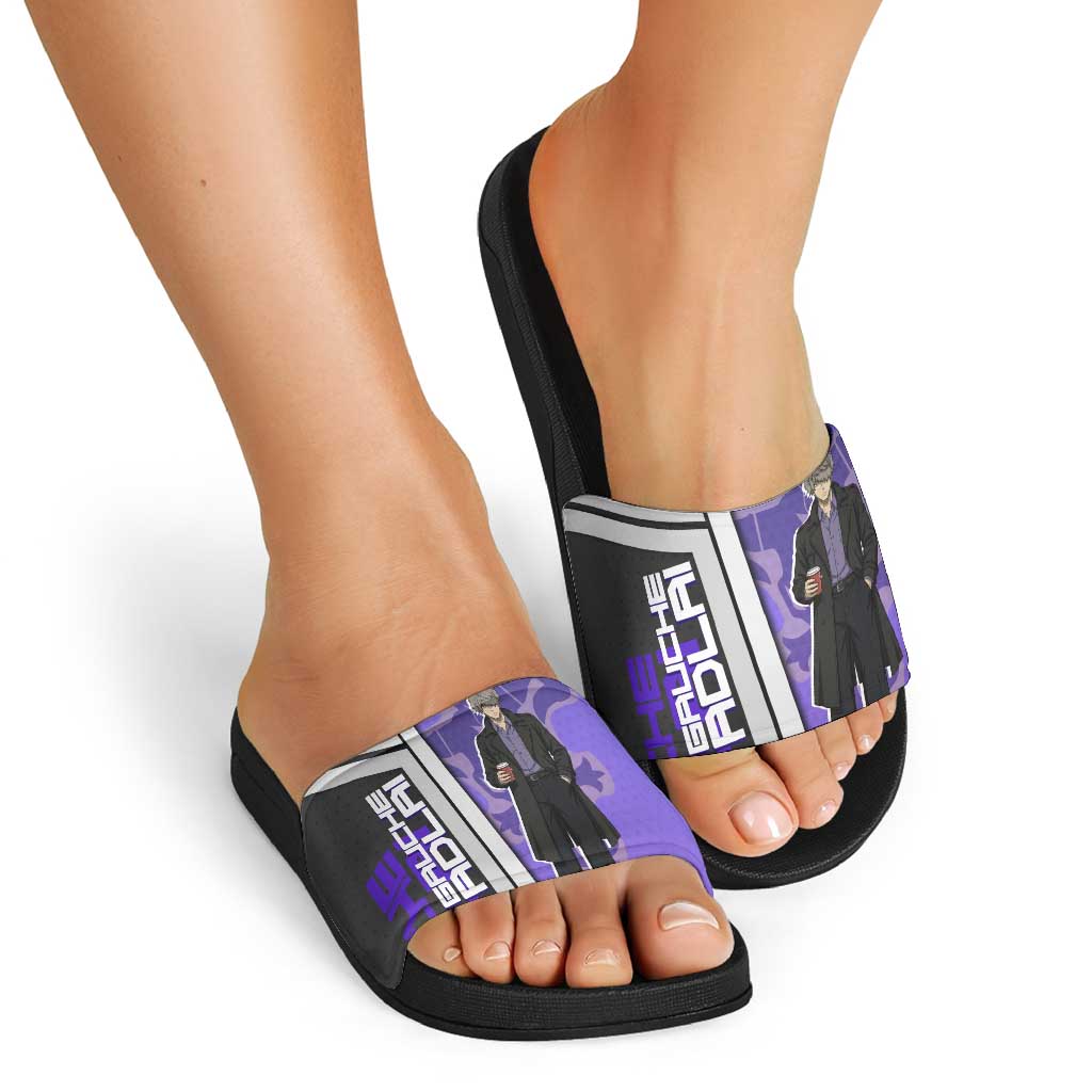 Black Clover Gauche Adlai Slide Sandals Anime Illustration Style