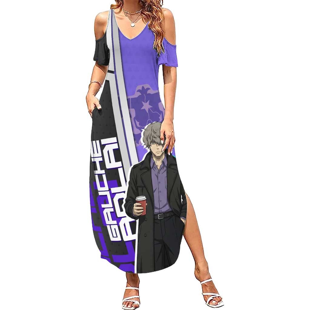 Black Clover Gauche Adlai Summer Maxi Dress Anime Illustration Style