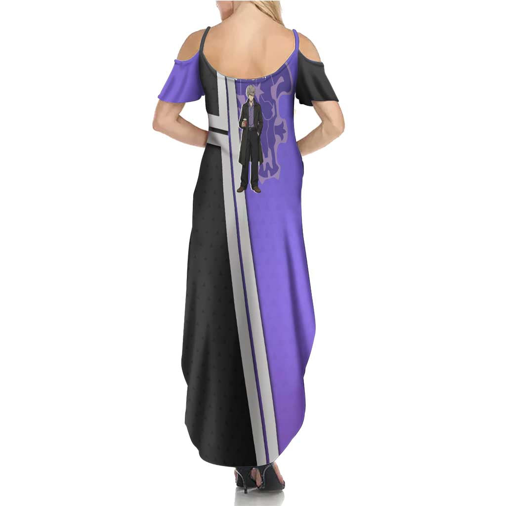 Black Clover Gauche Adlai Summer Maxi Dress Anime Illustration Style