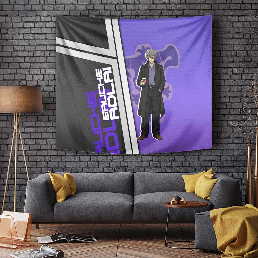 Black Clover Gauche Adlai Tapestry Anime Illustration Style