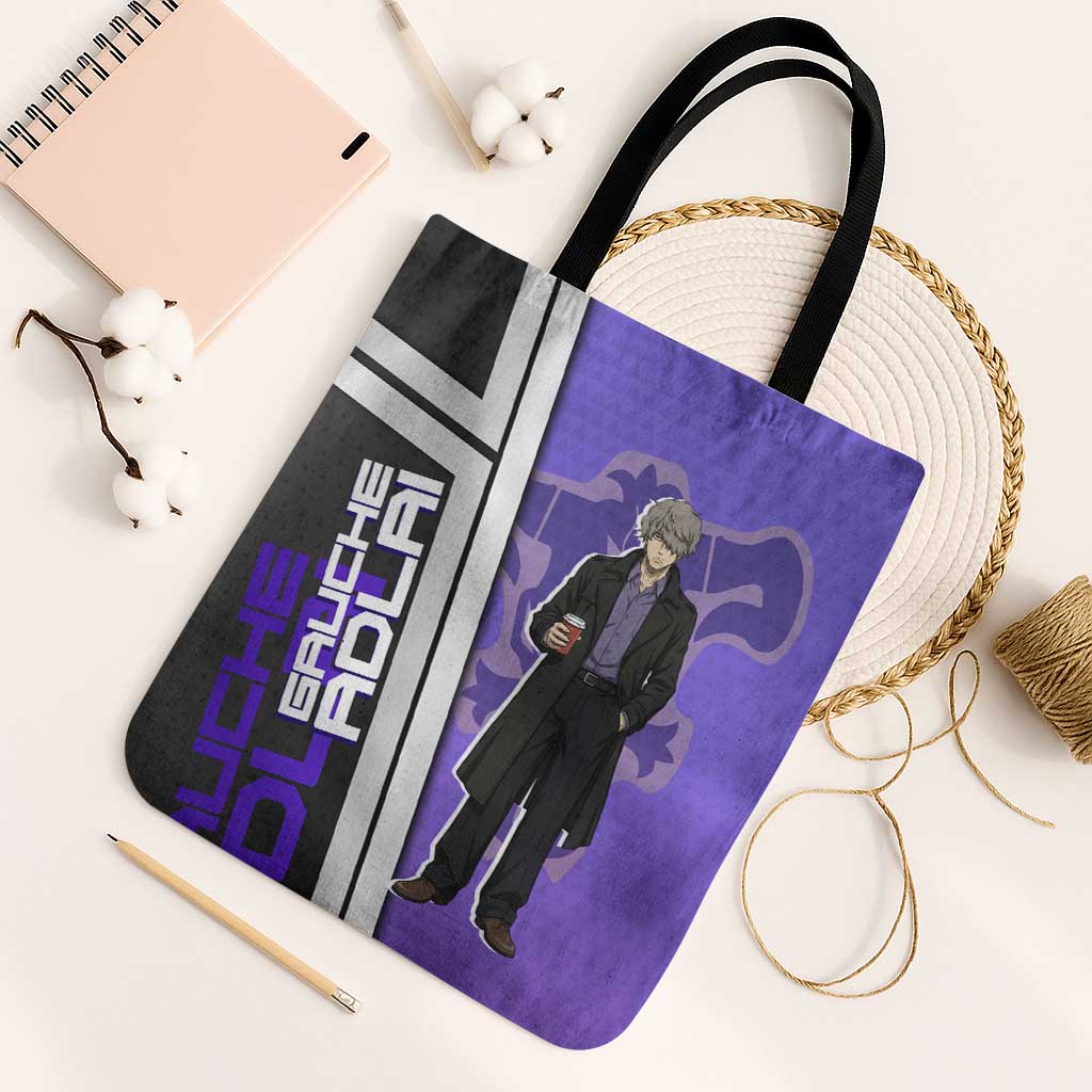 Black Clover Gauche Adlai Tote Bag Anime Illustration Style