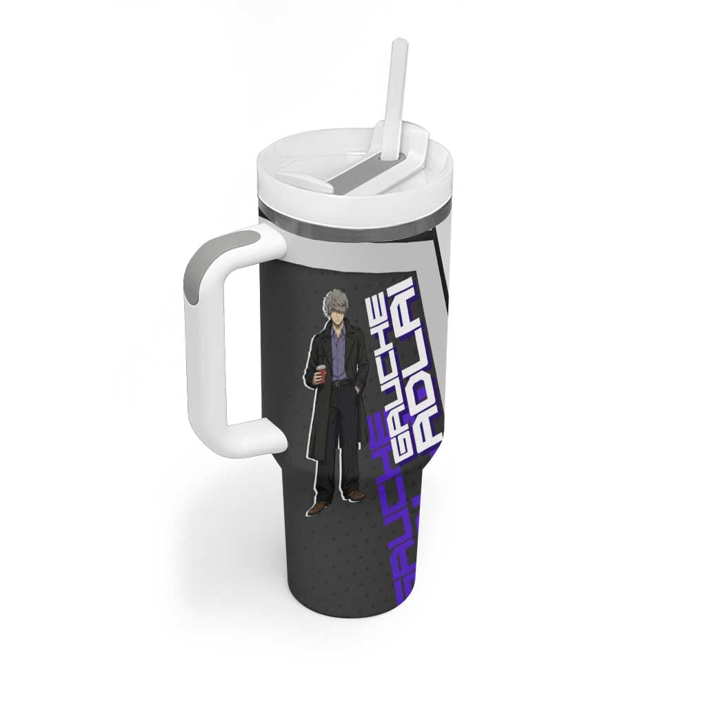 Black Clover Gauche Adlai Tumbler With Handle Anime Illustration Style