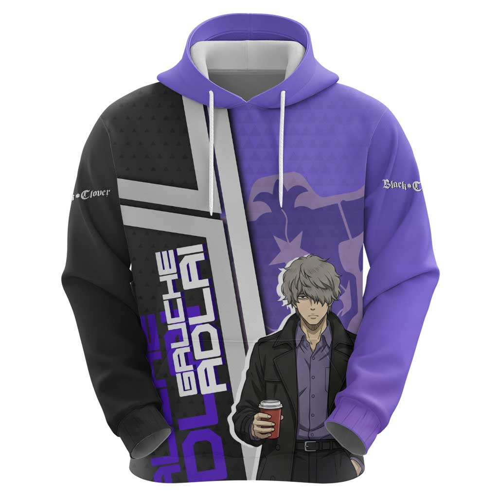Black Clover Gauche Adlai Zip Hoodie Anime Illustration Style