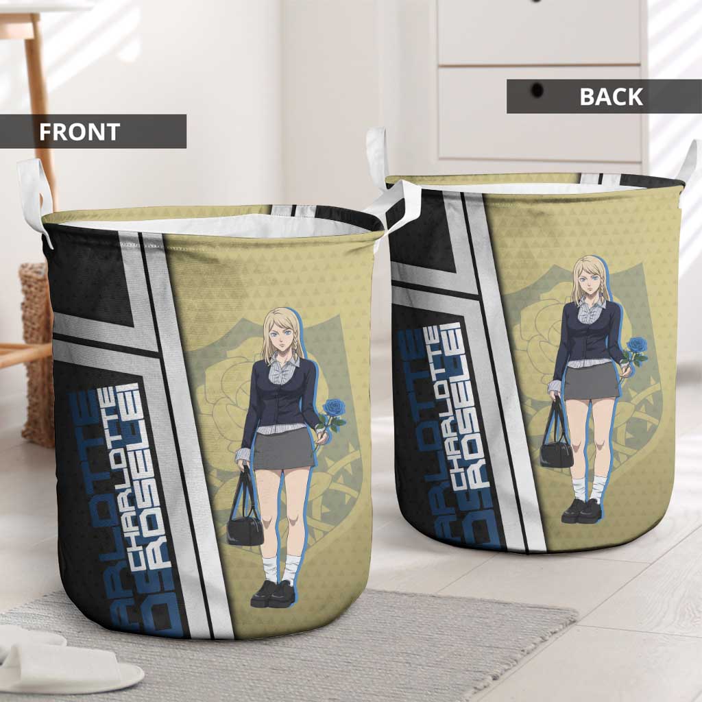 Black Clover Charlotte Roselei Laundry Basket Anime Illustration Style