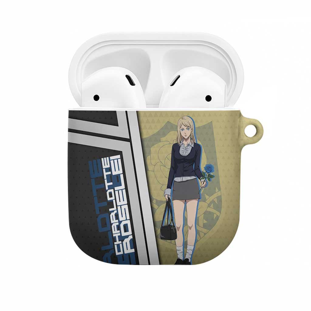 Black Clover Charlotte Roselei AirPods Case Anime Illustration Style
