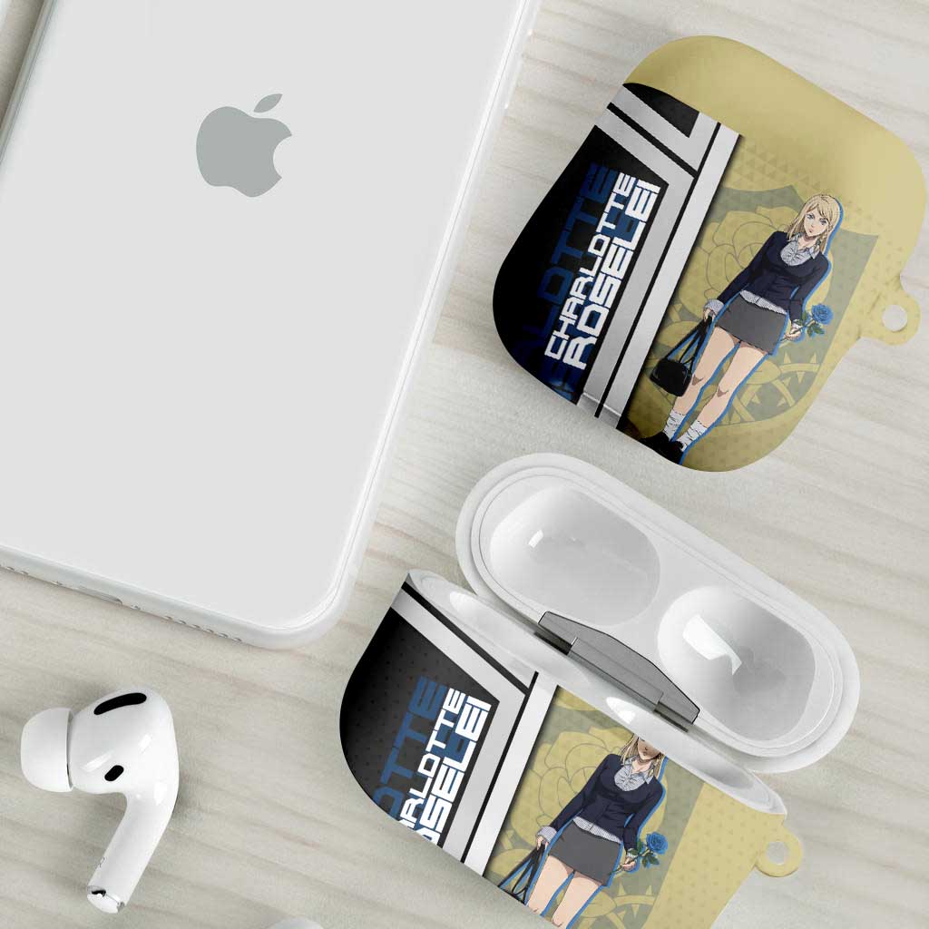 Black Clover Charlotte Roselei AirPods Case Anime Illustration Style