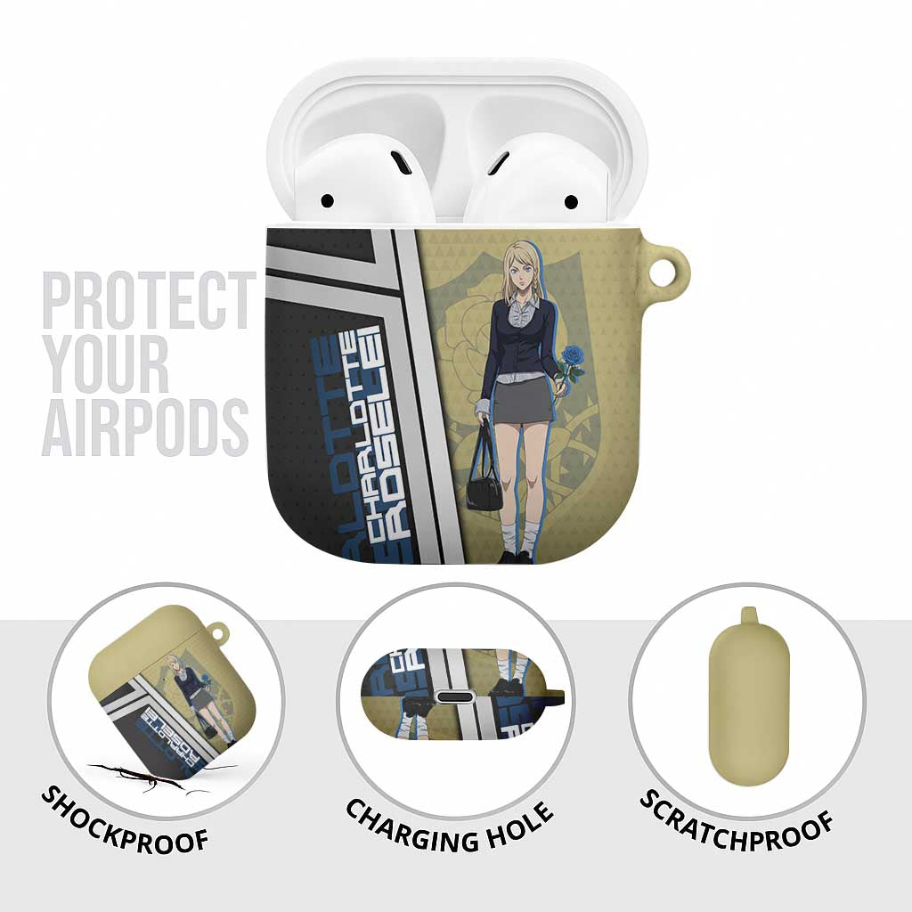 Black Clover Charlotte Roselei AirPods Case Anime Illustration Style