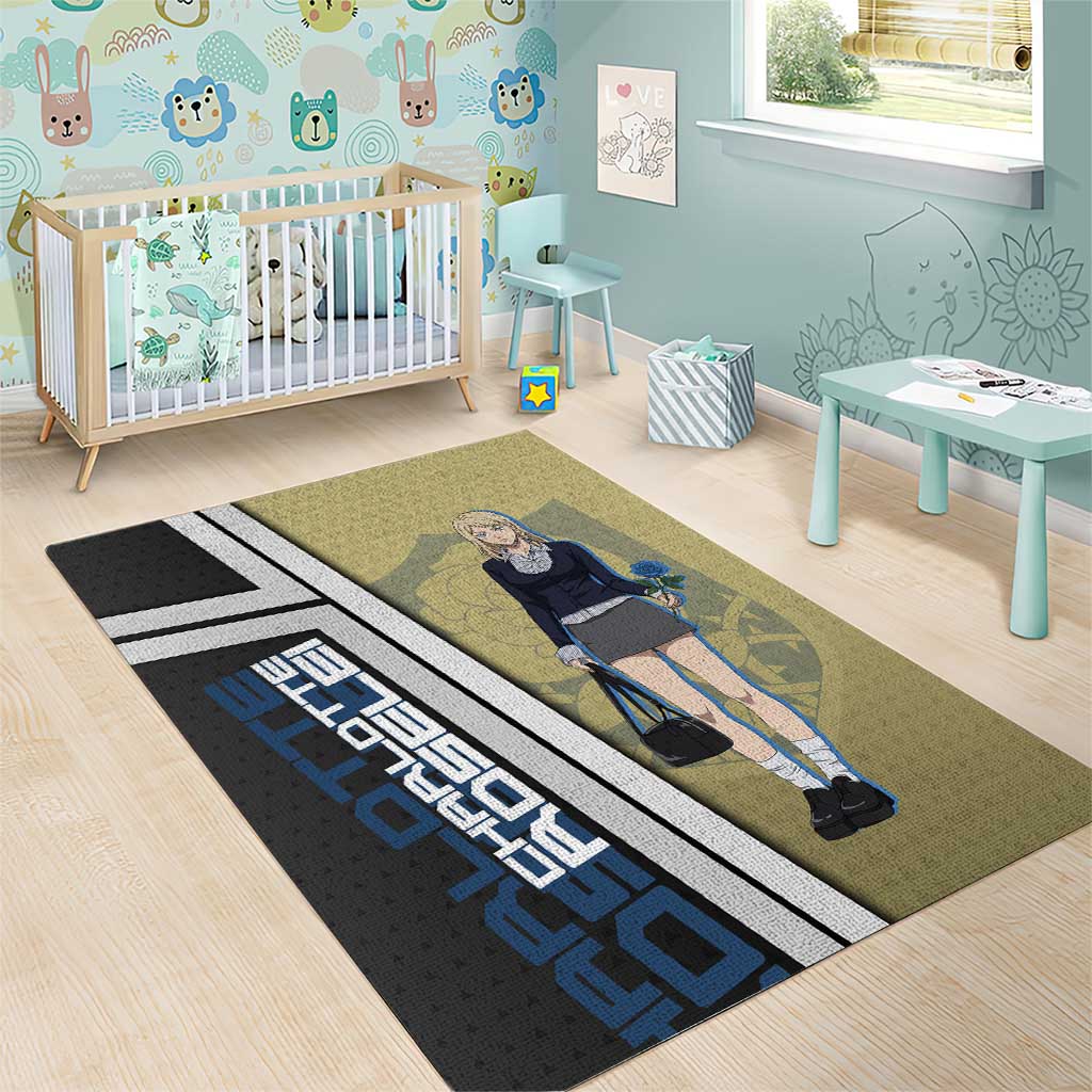 Black Clover Charlotte Roselei Area Rug Anime Illustration Style