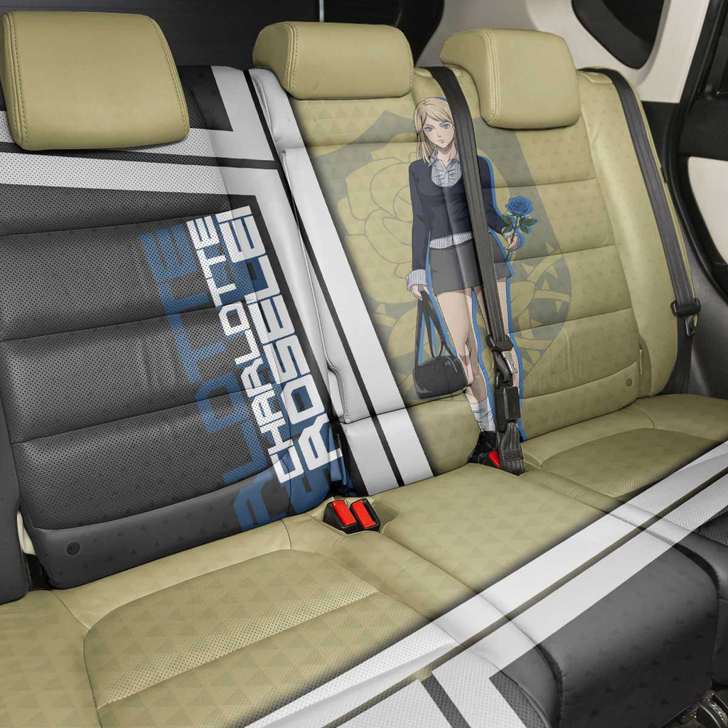 Black Clover Charlotte Roselei Back Car Seat Cover Anime Illustration Style