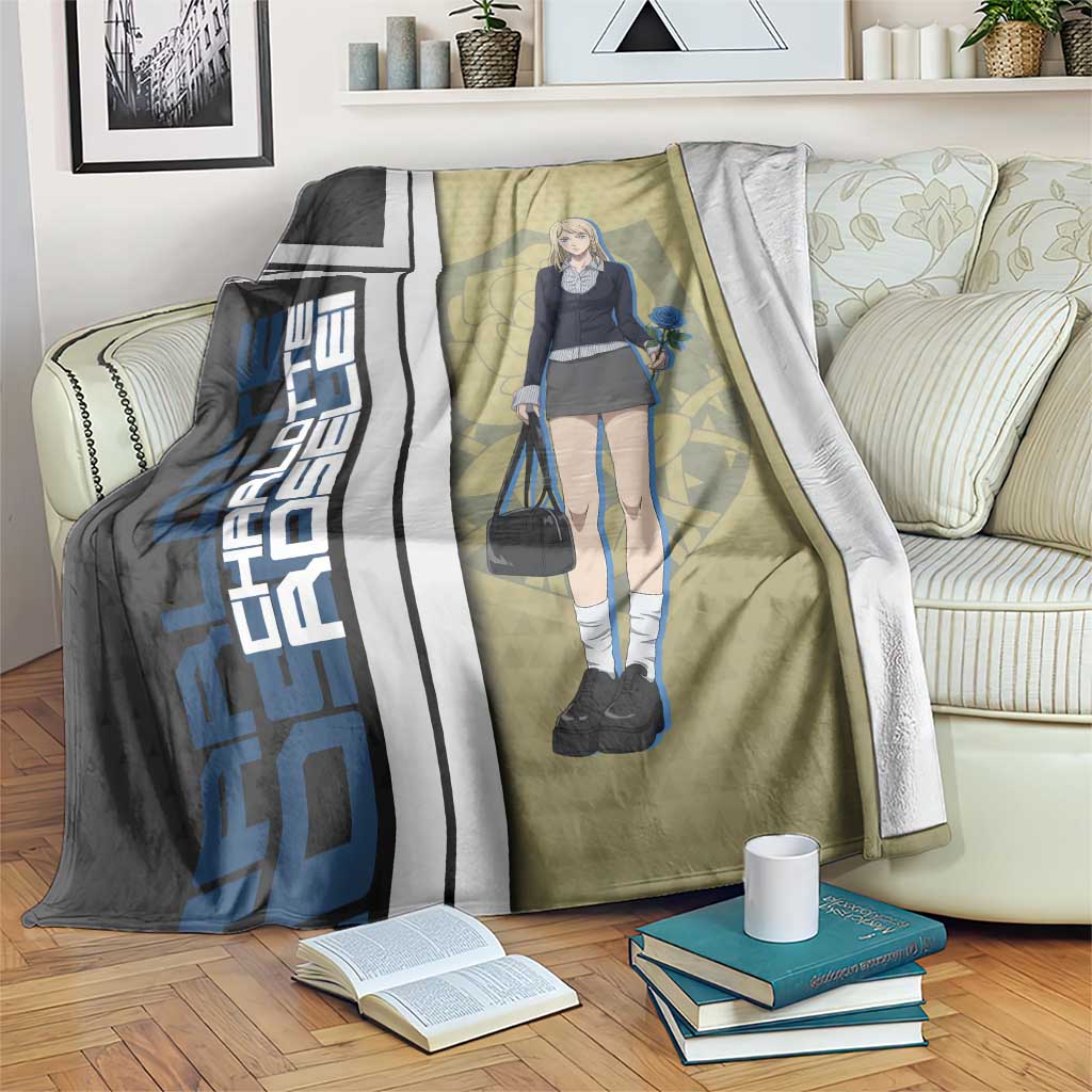 Black Clover Charlotte Roselei Blanket Anime Illustration Style