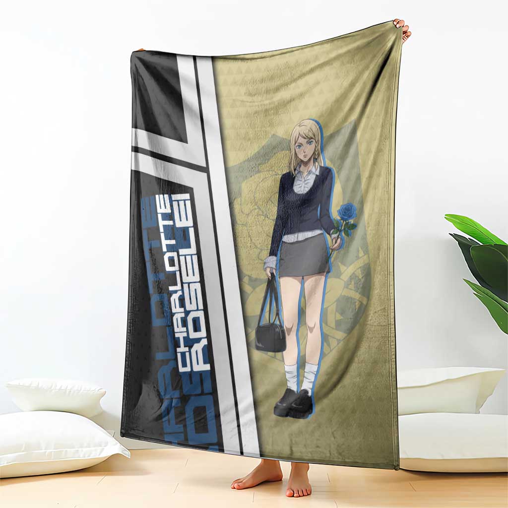 Black Clover Charlotte Roselei Blanket Anime Illustration Style