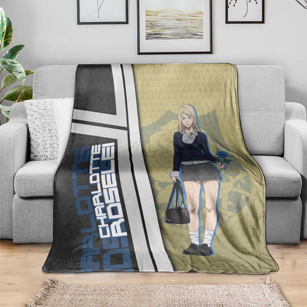 Black Clover Charlotte Roselei Blanket Anime Illustration Style