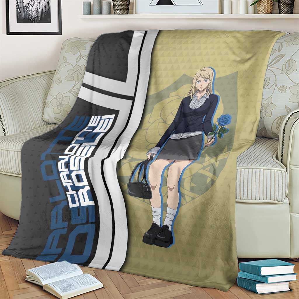 Black Clover Charlotte Roselei Blanket Anime Illustration Style